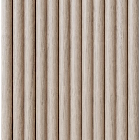Designs Of Distinction 1" Single Bead Tambour - White Oak (12"W x 48"L) 011248104WK1